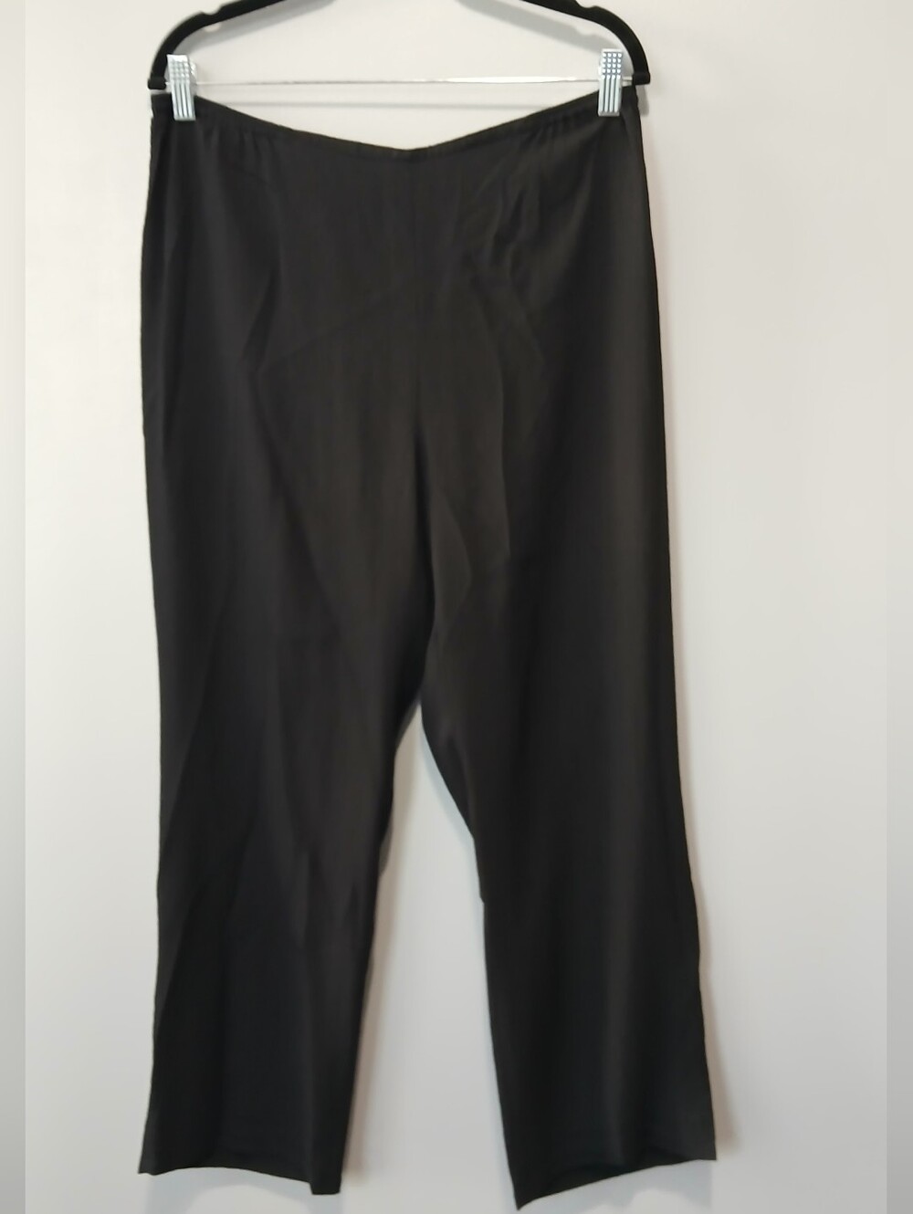 Citron Santa Monica 100% Silk Pull-on Pants Women Petite Large Designer Quality - Picture 1 of 5